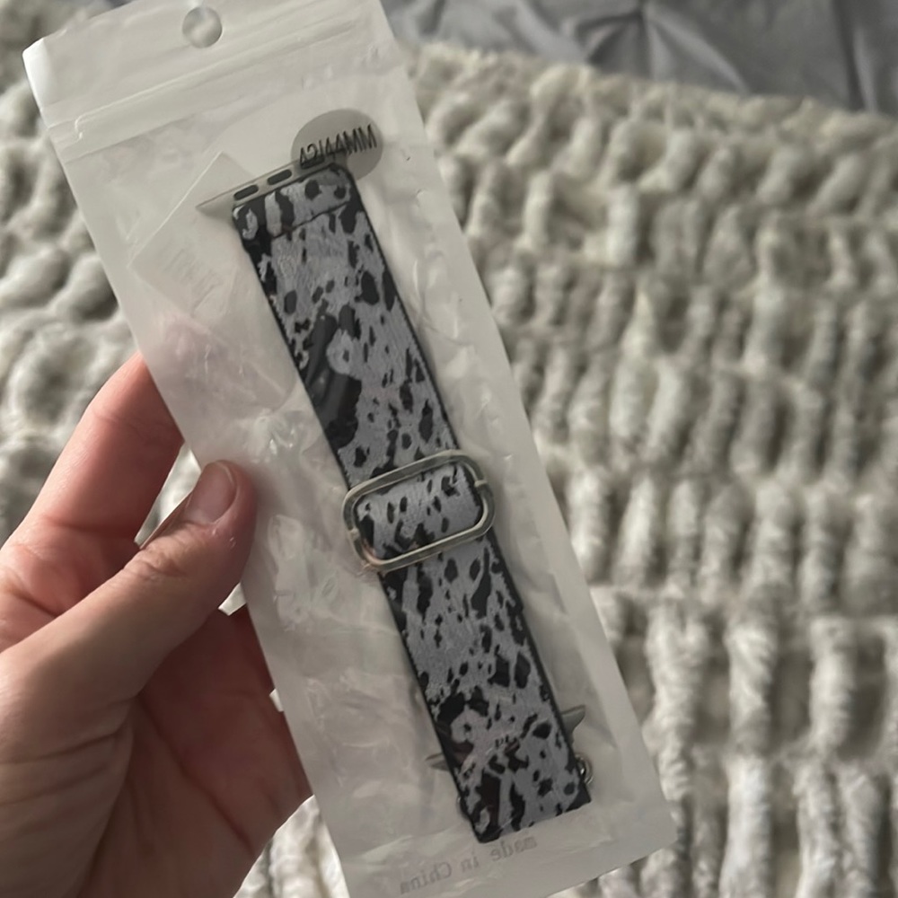 Cow print Apple Watch band